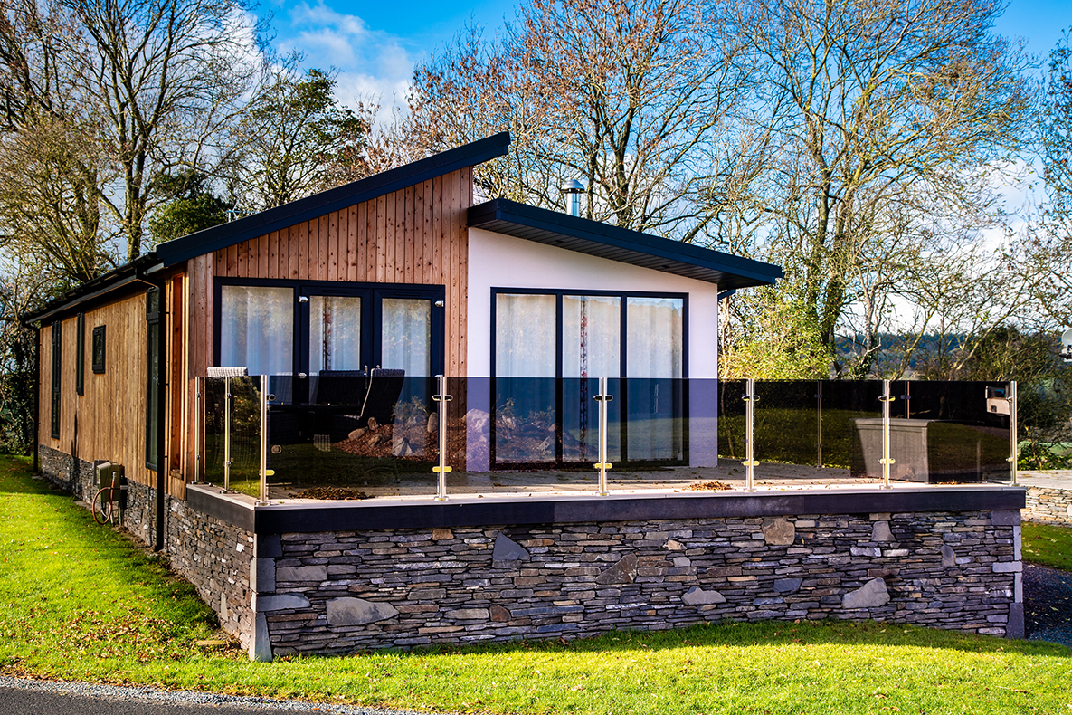 A luxury lodge in the Lake District